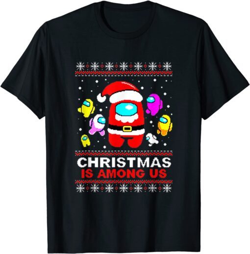 Christmas Costume Among Stars Game Us Vintage Tee Shirt