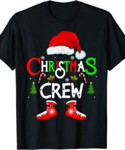 Christmas Crew Xmas Squad Santa Family Pajamas 2022 T-Shirt