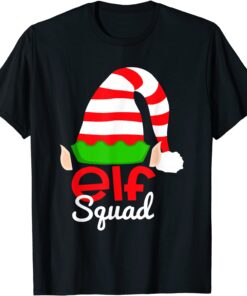 Christmas Elf Squad Xmas Holiday Tee Shirt