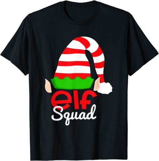 Christmas Elf Squad Xmas Holiday Tee Shirt