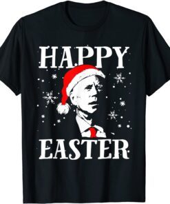 Christmas Joe Biden Santa meme Hat Happy Easter Tee Shirt