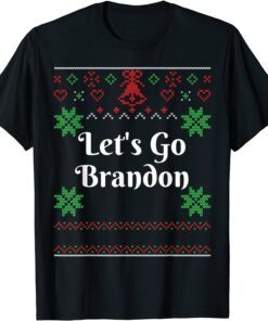 Christmas Let's Go Brandon Ugly Christmas Sweater Tee Shirt