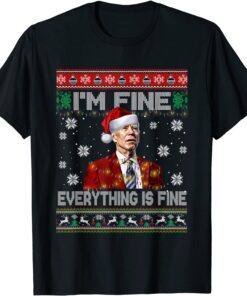 Christmas Lights Joe Biden Christmas Ugly Sweater Tee Shirt