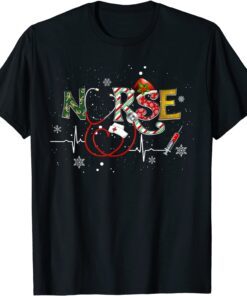 Christmas Nurse Nursing Cute Christmas Holiday Pajama Nurse Tee Shirt