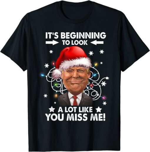 Christmas Saying About Donald Trump Ugly Xmas Tee Shirt