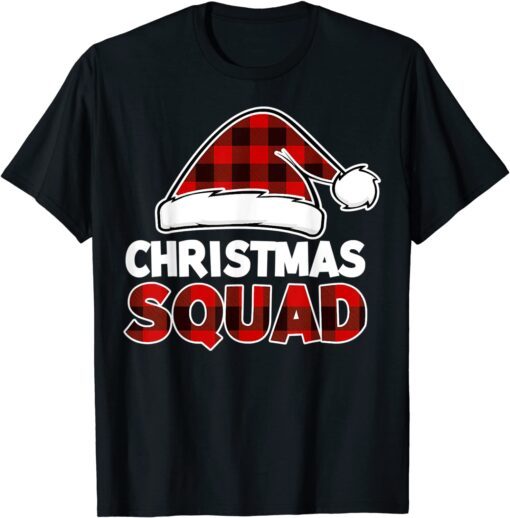 Christmas Squad Family Group Matching Christmas Party Pajama Tee Shirt