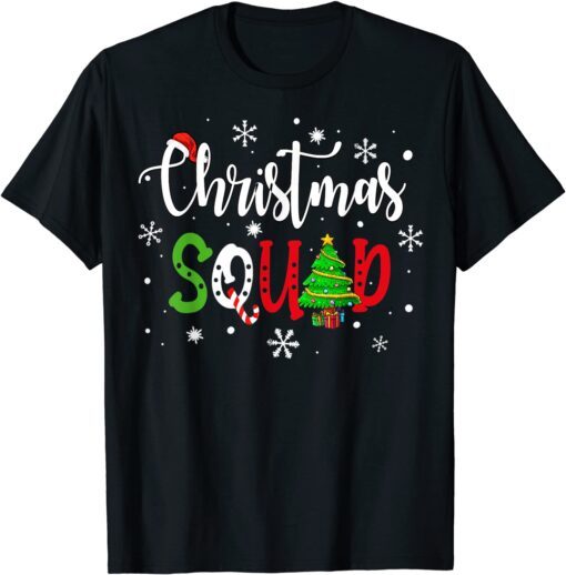 Christmas Squad Family Matching Pajamas Tee Shirt