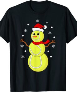 Christmas Tennis Balls Snowman Tennis Christmas T-Shirt