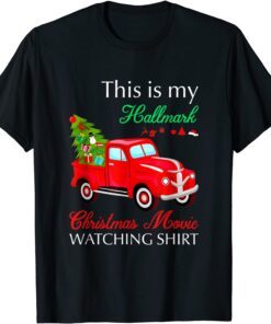 Christmas This Is My Hä.Llmärks Movie Watching Tee Shirt