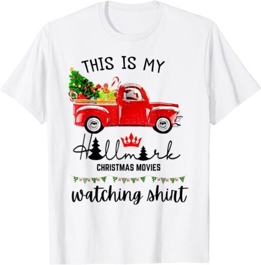 Christmas This Is My Movie Watching Christmas Tee Shirt