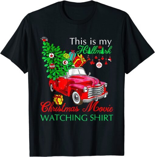 Christmas This Is My Movie Watching Tee Shirt