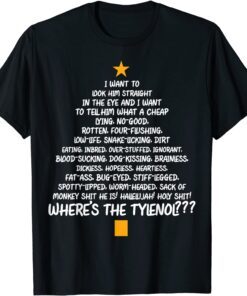 Christmas Vacation Rant - Christmas Tree Tee Shirt