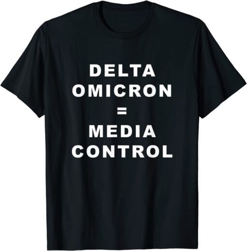 Delta Omicron Anagram Media Control Conservative Pro Freedom Tee Shirt