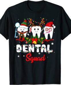 Dental Squad Tooth Christmas Dental Assistant Tee Shirt