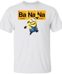 Despicable Me Minions Banana Elemental Square Happy Portrait Tee Shirt