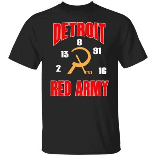 Detroit red army Tee shirt