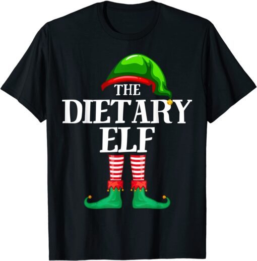 Dietary Elf Matching Family Group Christmas Party Pajama Tee Shirt