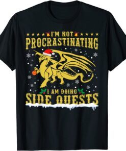 Dnd Christmas Dungeons and Dragons Gamer Pajama Tee Shirt