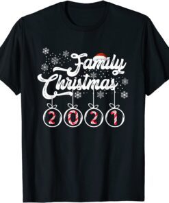 Family Christmas 2021 Cute Christmas Holiday Awesome Tee Shirt