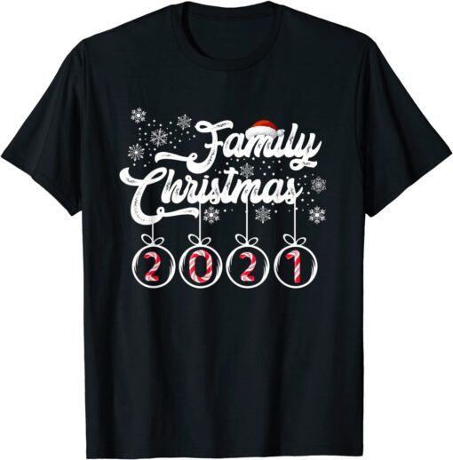 Family Christmas 2021 Cute Christmas Holiday Awesome Tee Shirt