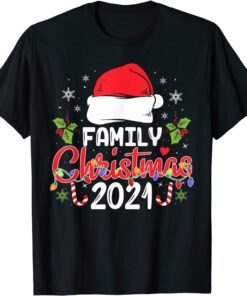 Family Christmas 2021 Matching Squad Santa Elf Pajamas Official Shirt