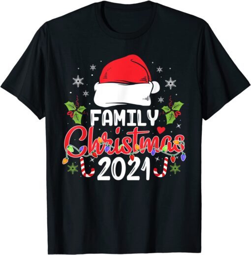 Family Christmas 2021 Matching Squad Santa Elf Pajamas Official Shirt