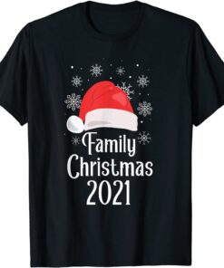 Family Christmas 2021 Squad Family Matching Pajama T-Shirt