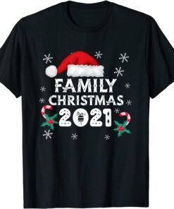 Family Christmas 2021 Xmas Matching Christmas Pajama Cute Tee Shirt