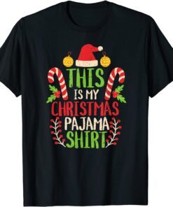 Family Christmas Pajama Cute Xmas Retro Holiday Tee Shirt