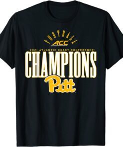 Fanatics Pitt 2021 ACC Football Champions Tee Shirt