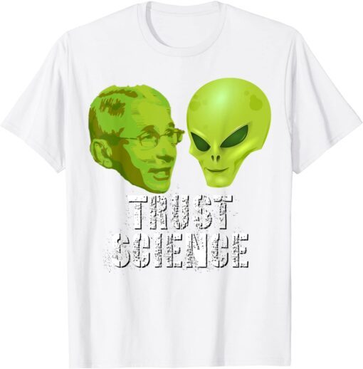 Fauci Alien UFO Outer Space Conservative Anti Fauci Tee Shirt