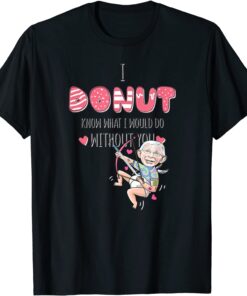 Fauci Valentine Heart Donut Tattoo FAUCH Pun Valentines Day Tee Shirt