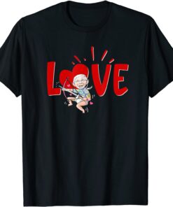 Fauci Valentine Heart Love Tattoo FAUCH Pun Valentines Day Tee Shirt