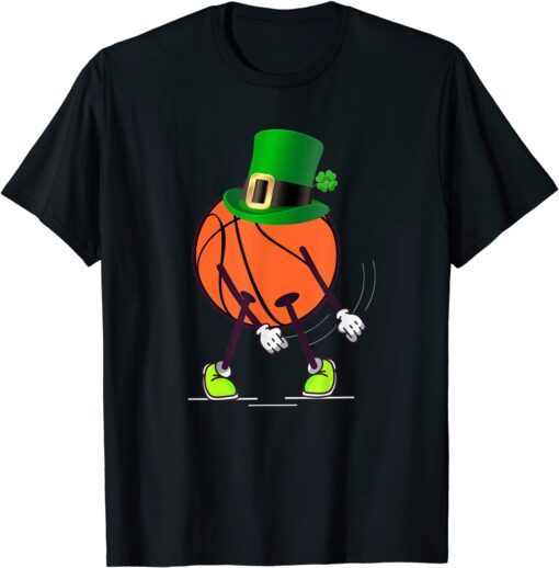 Flossing Basketball Leprechaun Hat St Patricks Day Pajama T-Shirt