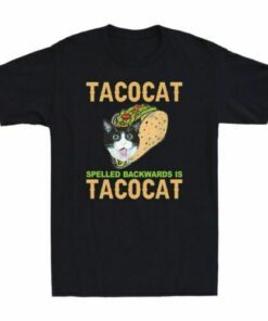 Food Tacocat Spelled Backwards Tee Shirt