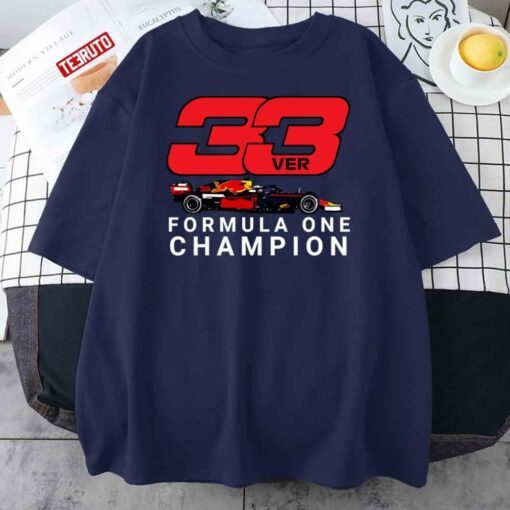 Formula One Champion Max Verstappen 33 Tee Shirt