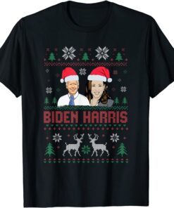 Funny Biden Harris Ugly Christmas Sweater President 46 Xmas Tee Shirt