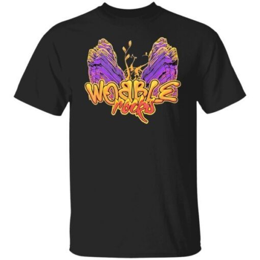 Ganja White Night Wobble Rocks Tee shirt