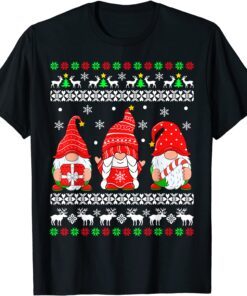 Gnome Ugly Christmas Sweater Gnomes Christmas Pajamas Tee Shirt