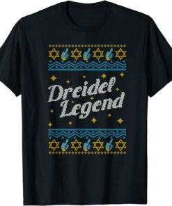 Hanukkah Vintage Dreidel Champion Jewish Holiday Tee Shirt