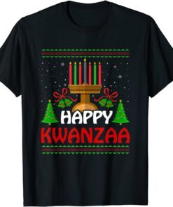Happy Kwanzaa Ugly Christmas Sweater Celebrate Kwanzaa Tee Shirt