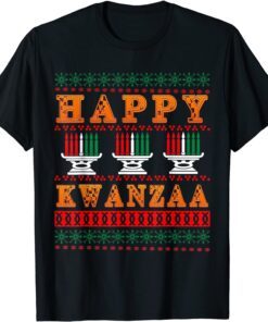 Happy Kwanzaa Ugly Christmas Sweater Tee Shirt