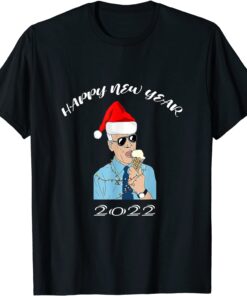 Happy New Year 2022 Biden Wears Dark Glasses, Eats Ice Cream Tee Shirt