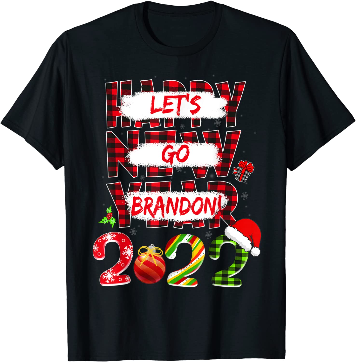 Happy New Year 2022 Brandon Anti Biden Let’s Go Tee Shirt Happy New Year 2022 Brandon Anti Biden Let's Go Tee Shirt