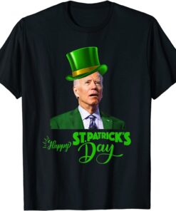 Happy St Patricks Day Leprechaun Joe Biden Tee Shirt
