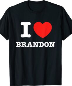I Heart Brandon Anti Biden Tee ShirtI Heart Brandon Anti Biden Tee Shirt