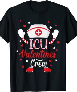 ICU Valentines Day Nurse Crew Family Group Nursing Tee Shirt