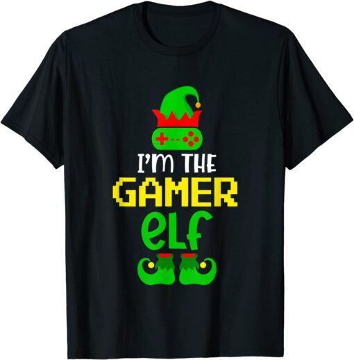 Im The Game Elf Christmas Tee Shirt