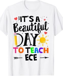 It's A Beautiful Day To Teach Preschool Teacher Back school Tee Shirt