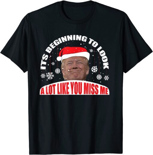 Its Beginning To Look A Lot Like You Miss Me Tee Shirt